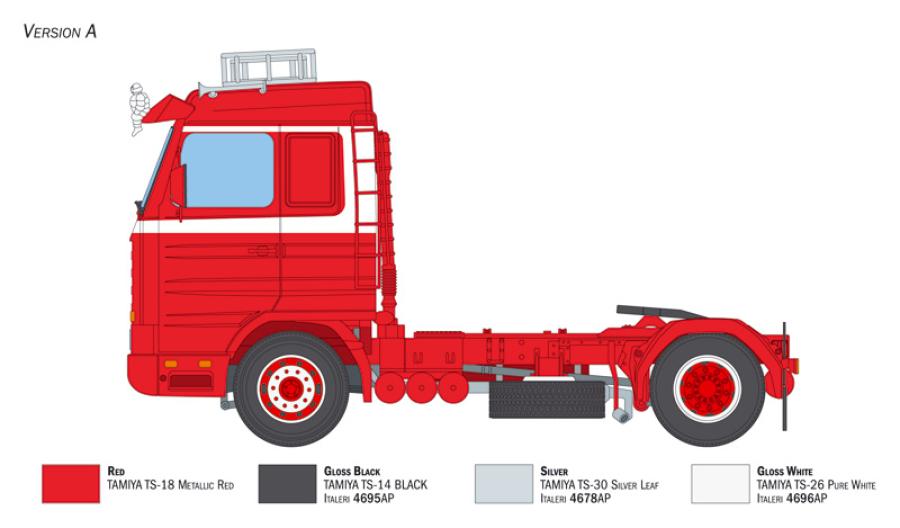 Italeri 1:24 SCANIA R143 M 500 Streamline 4x2