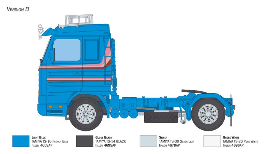 Italeri 1:24 SCANIA R143 M 500 Streamline 4x2