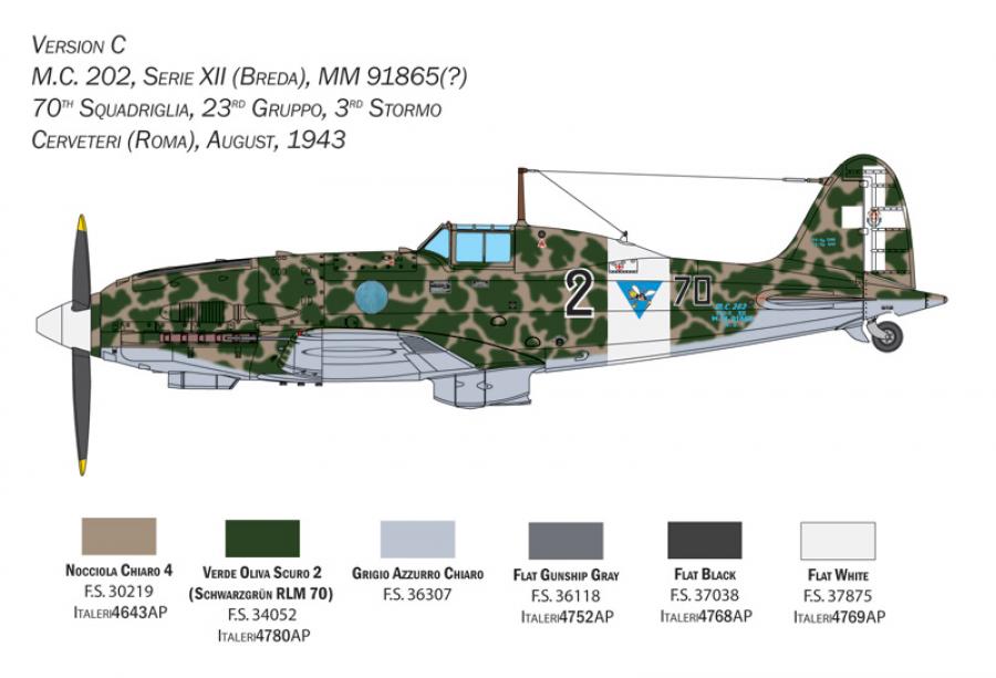 Italeri 1:32 Macchi M.C. 202 'Folgore'