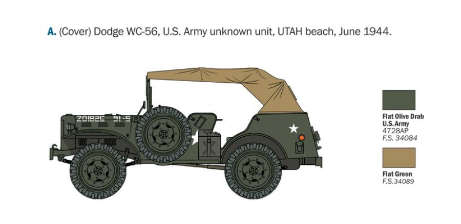 Italeri 1:35 Dodge WC-56/57 Command Car