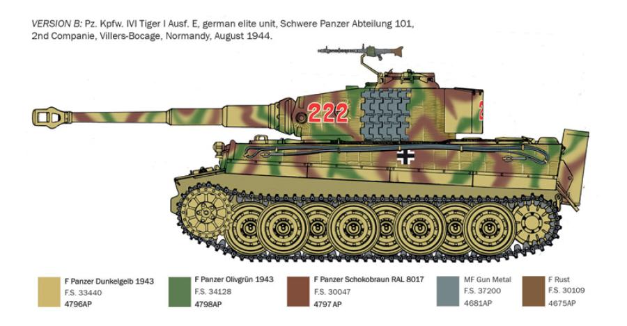 Italeri 1:35 Pz.Kpfw. VI Tiger I Ausf. E