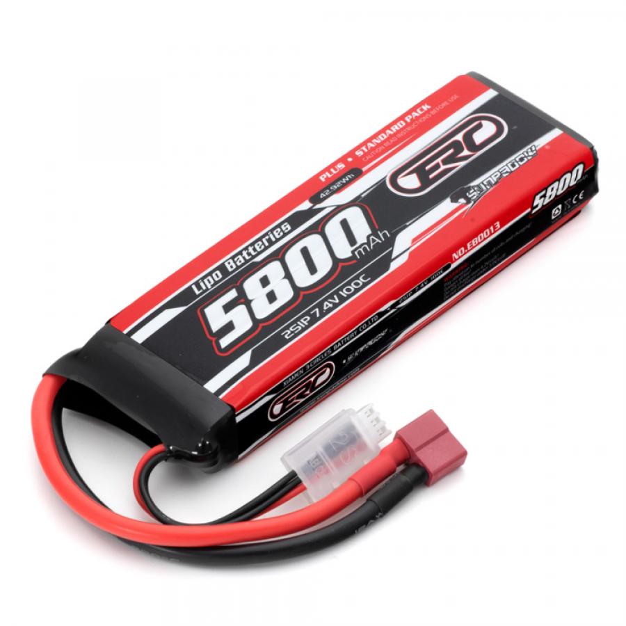 Li-Po Battery 2S 7,4V 5800mAh 100C T-Connector