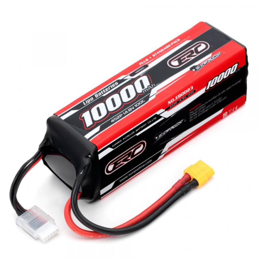 Li-Po Battery 4S 14,8V 10000mAh 100C XT60-Connector