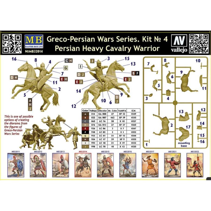 Masterbox 1/32 Greco-Persian Wars Series. Kit #4. Persian Heavy Cavalry Warrior