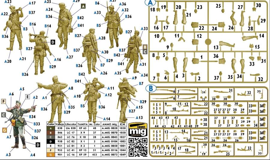 Masterbox 1/35 Hot Summer 1941. German Infantry, WWII era