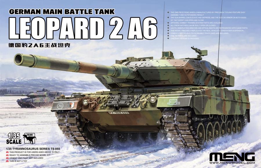 Meng 1/35 German Main Battle Tank Leopard 2A6