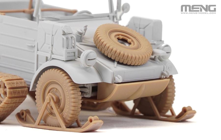 Meng 1/35 Pkw.K1 Kübelwagen Type 155 Half-Track