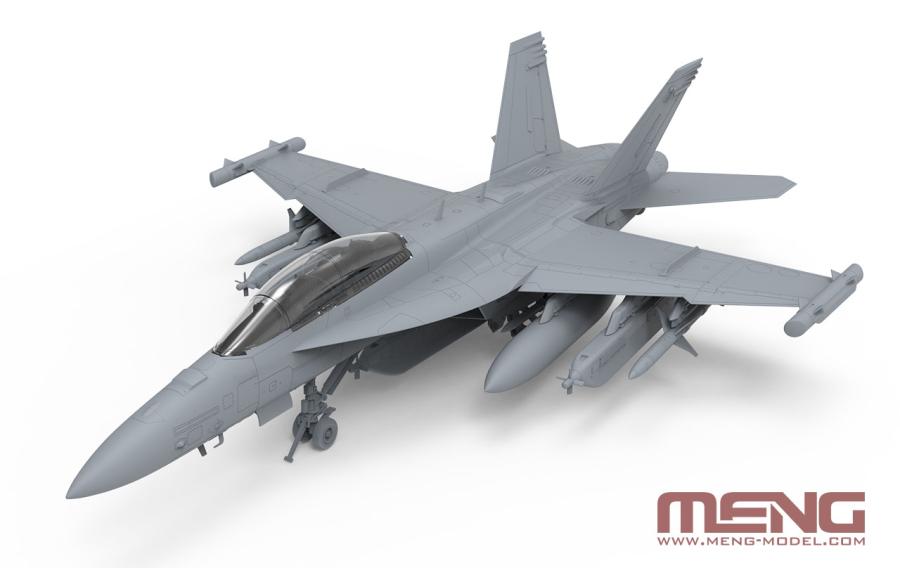 Meng 1/48 Boeing EA-18G Growler Electronic Attack Aircraft Yellow Jackets