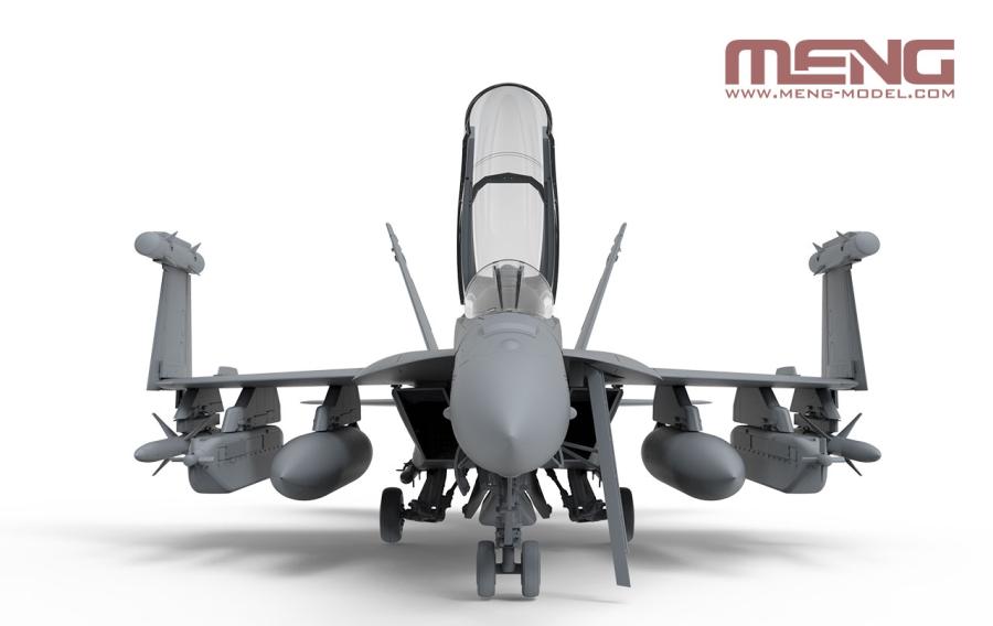 Meng 1/48 Boeing EA-18G Growler Electronic Attack Aircraft Yellow Jackets