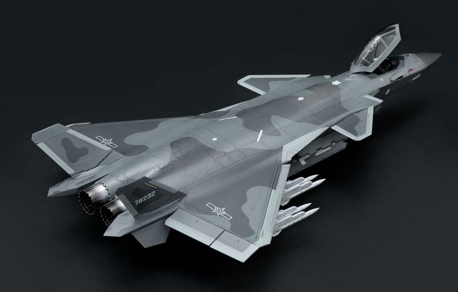 Meng 1/48 Chinese J-20 Stealth Fighter Beast Mode