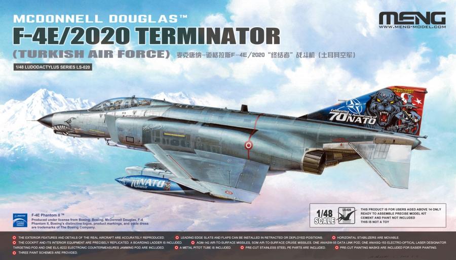 Meng 1/48 McDonnell Douglas F-4E/2020  Terminator (Turkish Air Force)