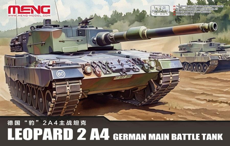Meng 1/72 German Main Battle Tank Leopard 2A4