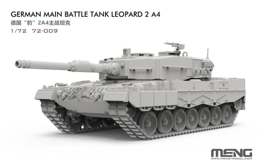 Meng 1/72 German Main Battle Tank Leopard 2A4
