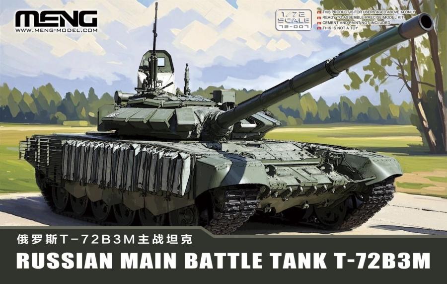 Meng 1/72 Russian Main Battle Tank T-72B3M