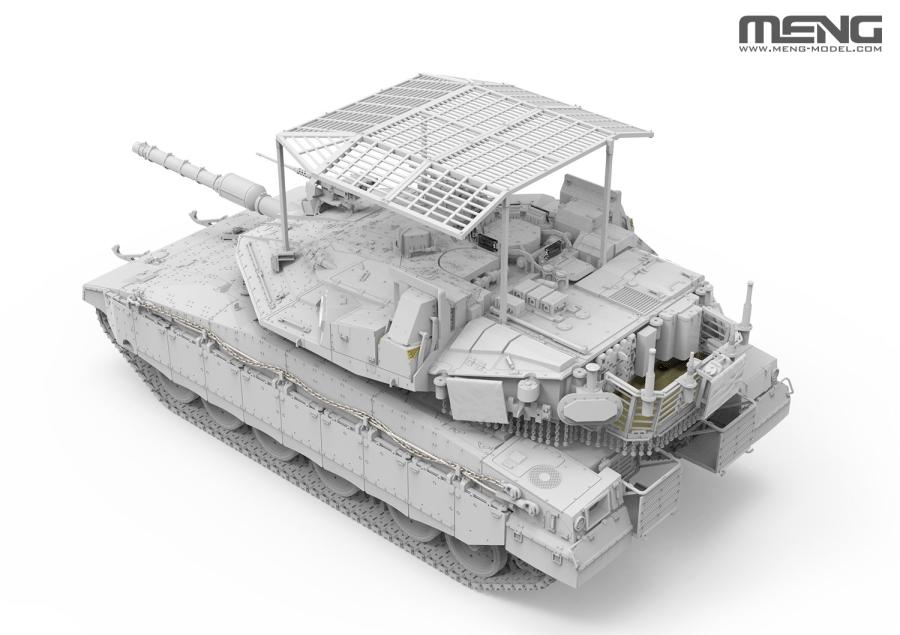 Meng 1/35 Israel Merkava Mk.4M w/Roof-Mounted Slat Armor