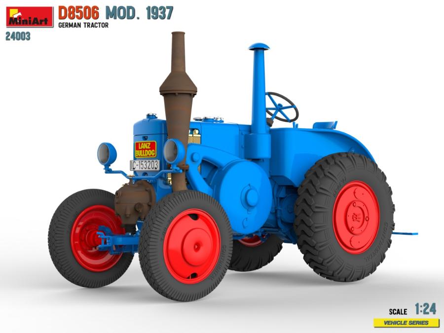 Miniart 1/24 German Tractor D8506 Mod. 1937