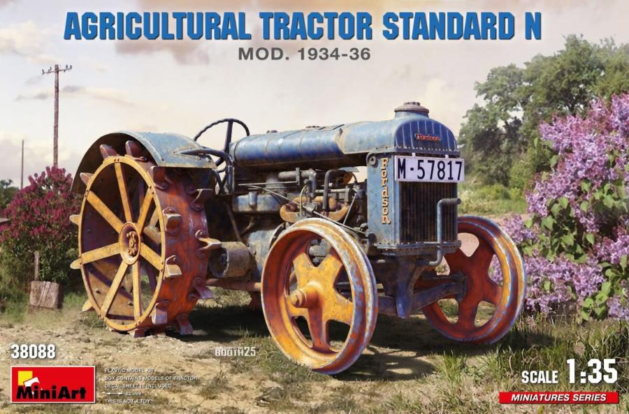 Miniart 1/35 Agricultural Tractor Standard N Mod. 1934-36