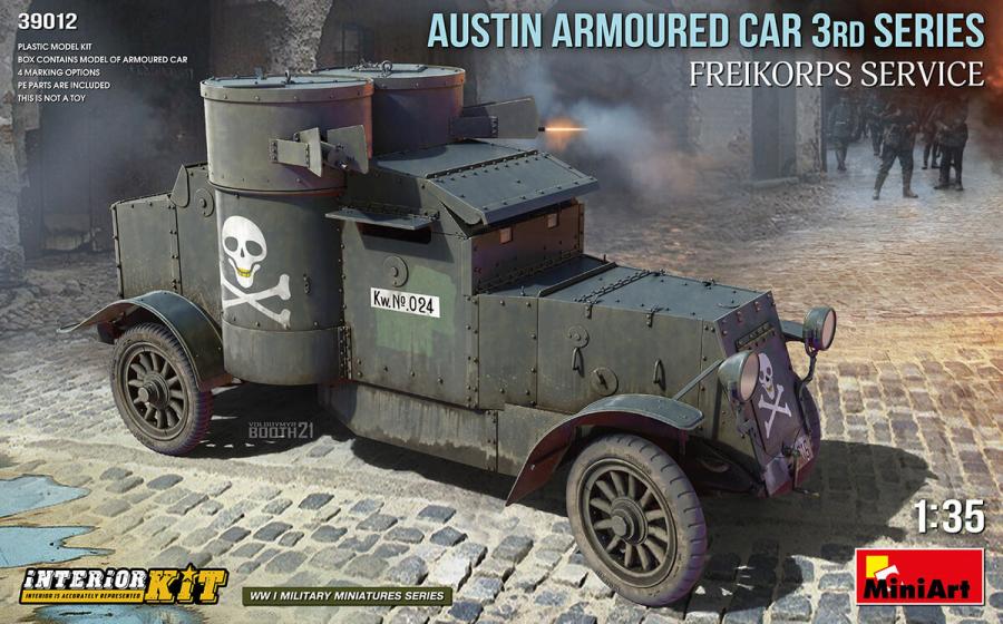 Miniart 1/35 Austin Armoured Car 3rd Series: Freikorps Service. Interior Kit
