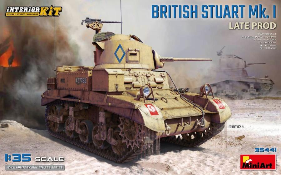 Miniart 1/35 British Stuart Mk. I Late Prod. (Interior Kit)