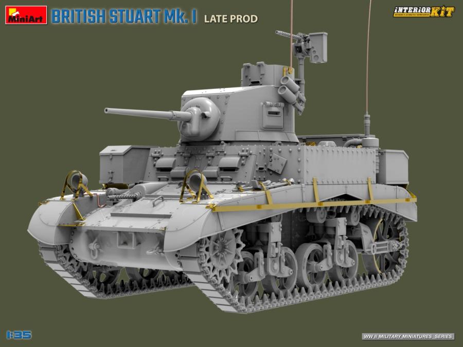 Miniart 1/35 British Stuart Mk. I Late Prod. (Interior Kit)