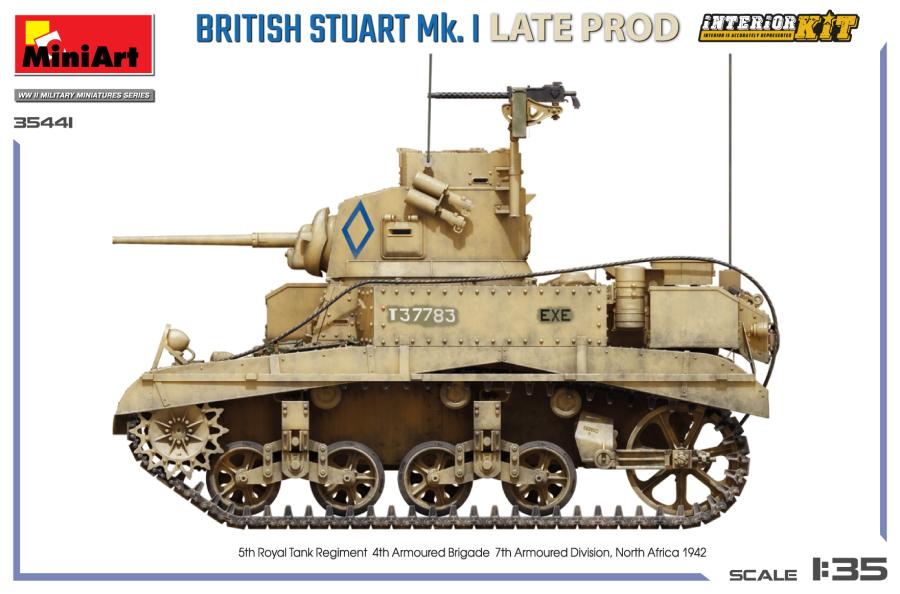 Miniart 1/35 British Stuart Mk. I Late Prod. (Interior Kit)