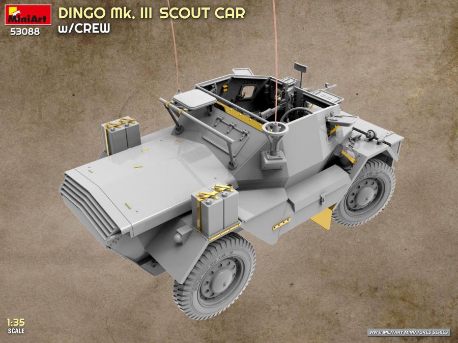 Miniart 1/35 Dingo Mk. III Scout Car w/ Crew