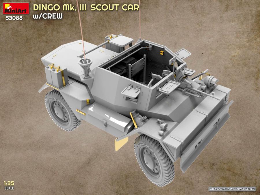 Miniart 1/35 Dingo Mk. III Scout Car w/ Crew