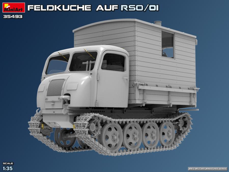 Miniart 1/35 Feldkuche Auf RSO/01