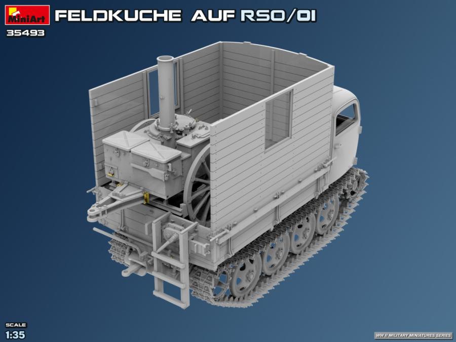 Miniart 1/35 Feldkuche Auf RSO/01