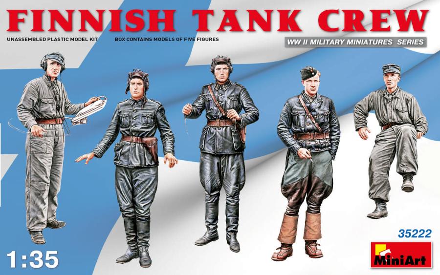 Miniart 1/35 Finnish Tank Crew (suomalainen tankkimiehistö)
