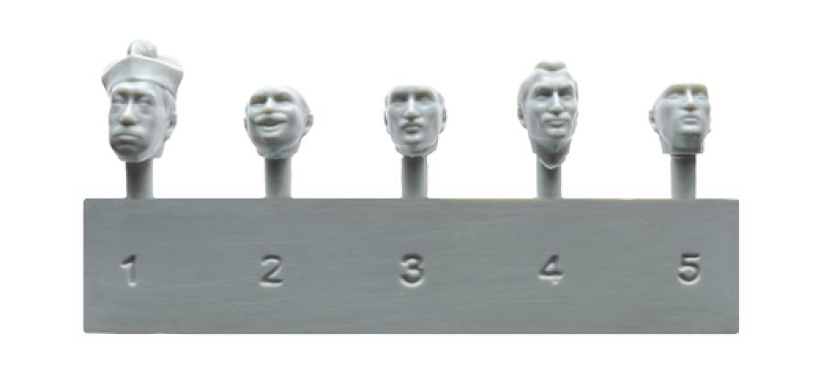 Miniart 1/35 French Civilians '30-'40s. with Resin Heads