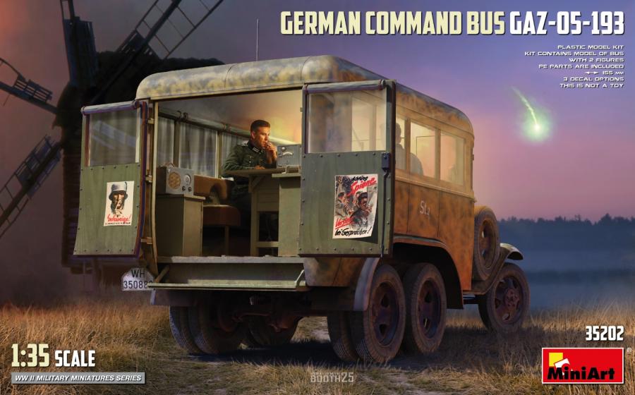 Miniart 1/35 German Command Bus GAZ-05-193