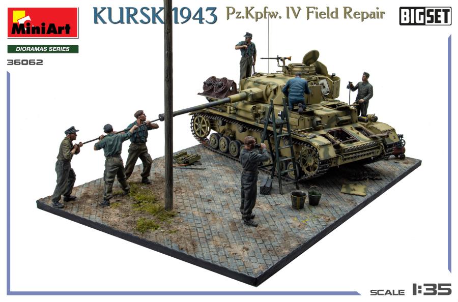 Miniart 1/35 Kursk 1943. Pz.Kpfw. IV Field Repair. Big Set