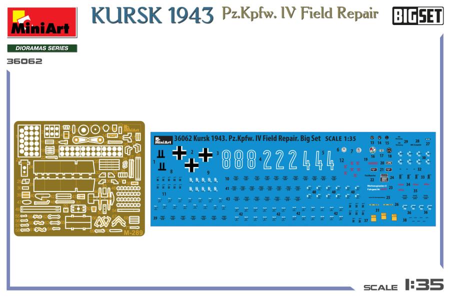 Miniart 1/35 Kursk 1943. Pz.Kpfw. IV Field Repair. Big Set