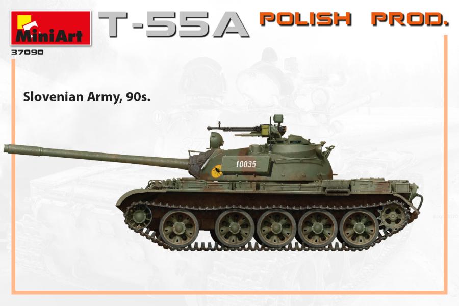 Miniart 1/35 T-55A Polish production