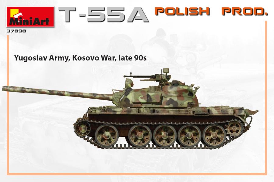Miniart 1/35 T-55A Polish production