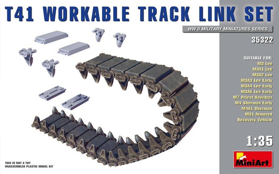 Miniart 1/35 T41 Workable Track Link Set