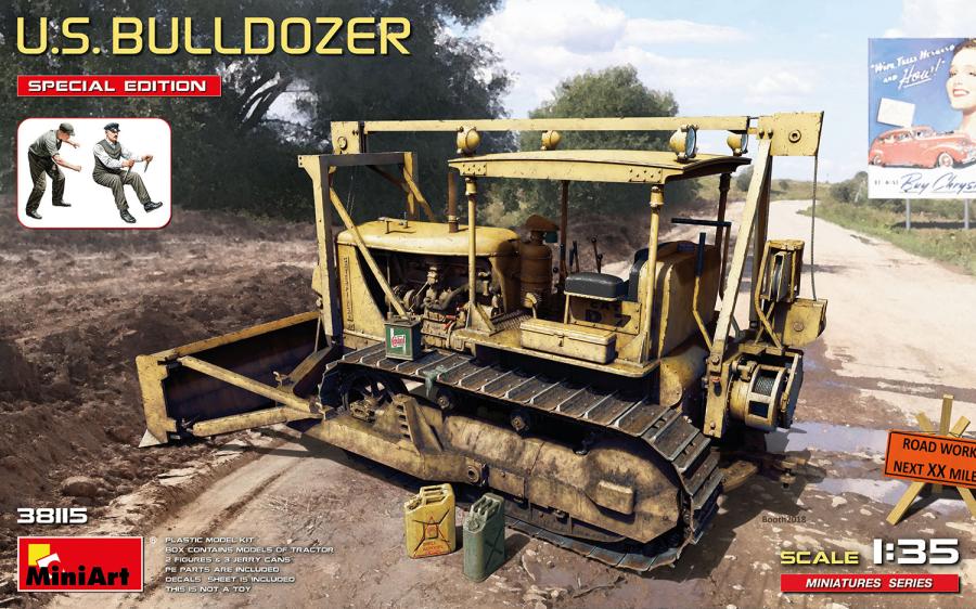 Miniart 1/35 U.S. Bulldozer. Special Edition