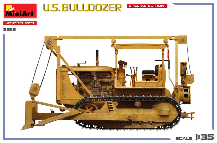 Miniart 1/35 U.S. Bulldozer. Special Edition