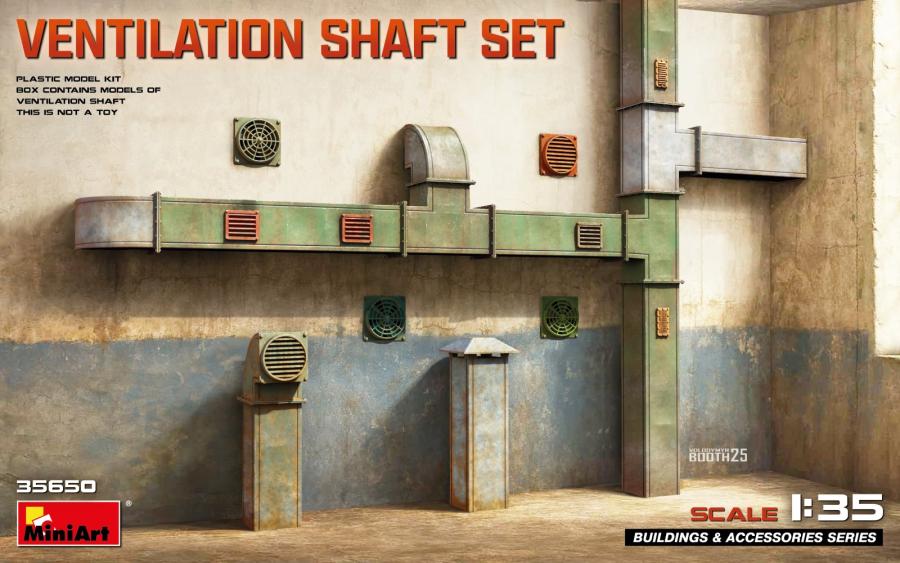 Miniart 1/35 Ventilation Shaft Set
