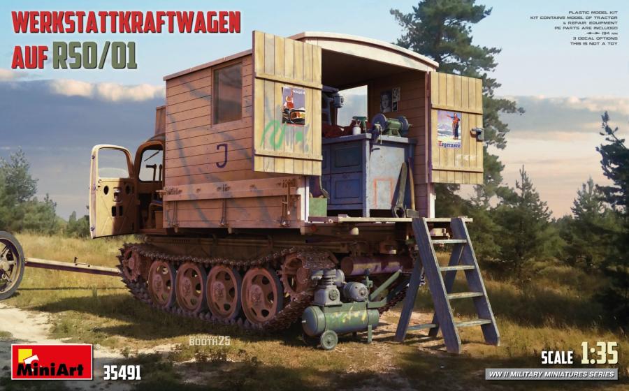 Miniart 1/35 Werkstattkraftwagen Auf RSO/01