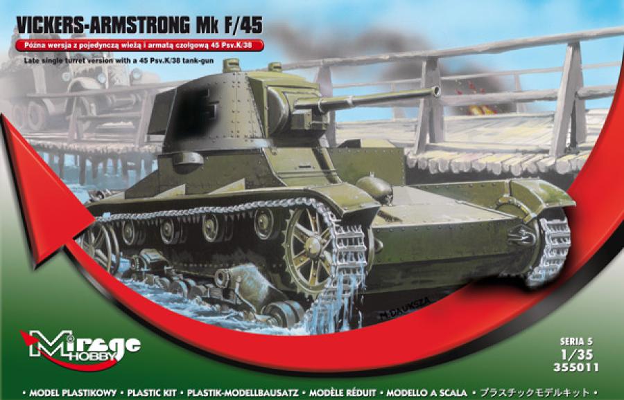 Mirage Hobby 1/35 Vickers-Armstrong F/45 Light Tank pienoismalli