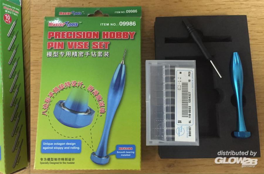 Precision Hobby Pin Vise Set(0.3-1.2mm)