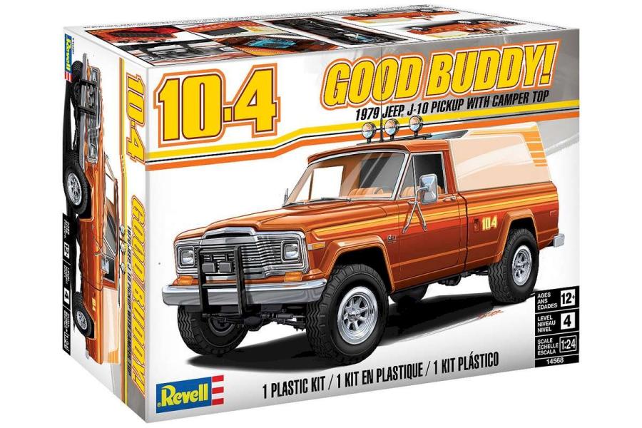 Revell 1/24 Jeep J-10 pickup with camper