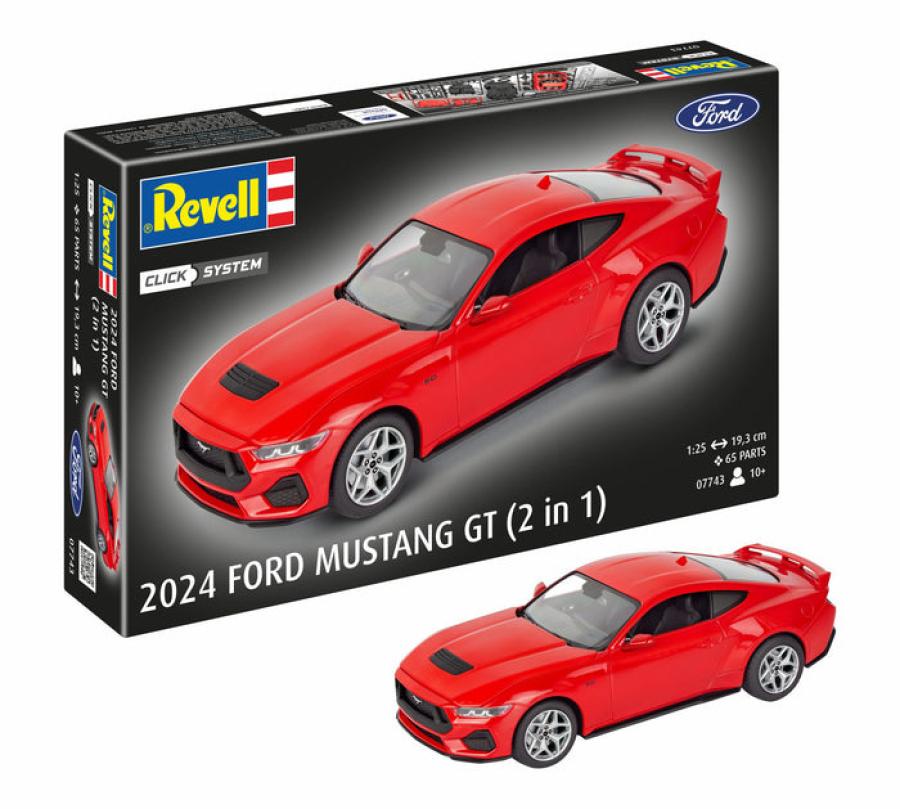 Revell 1/25 2024 Ford Mustang GT (Easy Click System)
