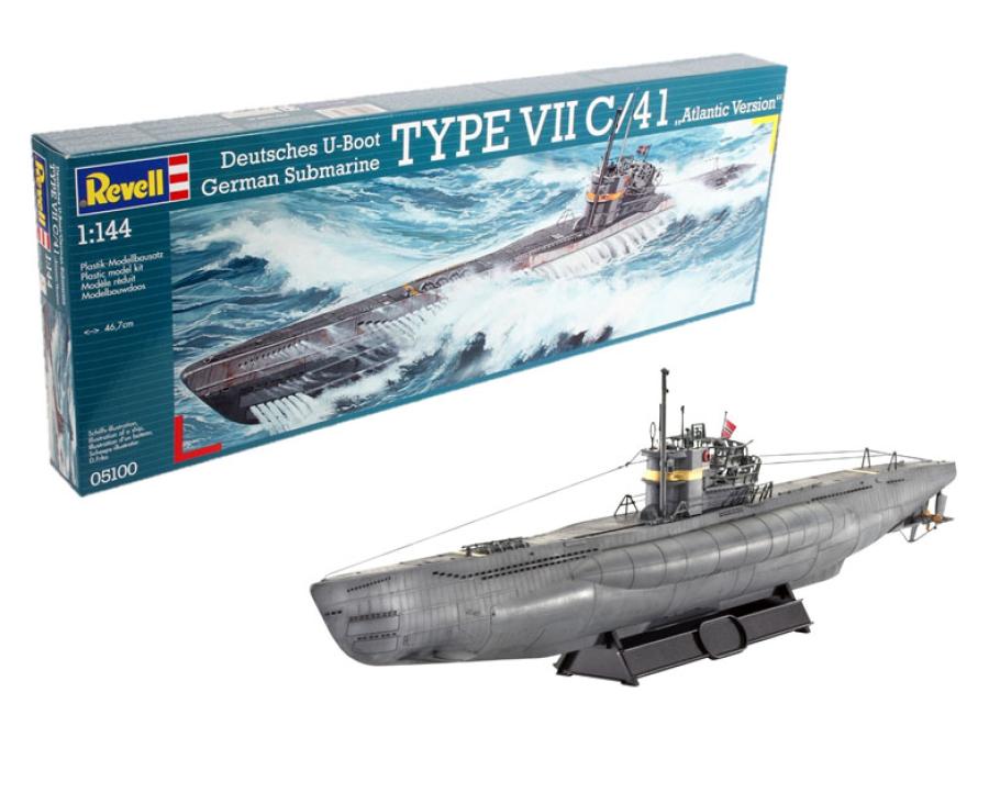Revell 1:144 Submarine Type VII C/41