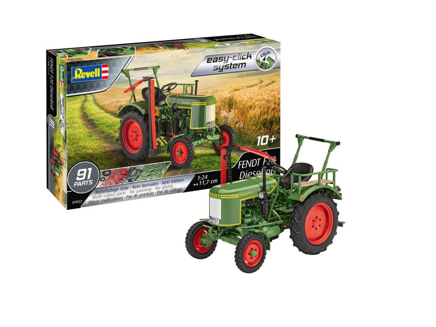 Revell 1/24 Fendt F20 Diesel Tractor (easy click)