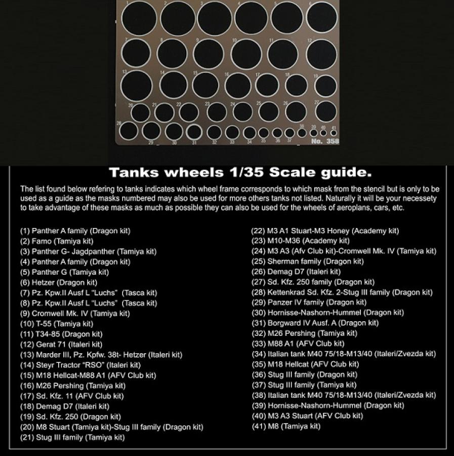 Royal Model 1/35 Spray Masking Stencil  No. 2 Maalaussapluuna