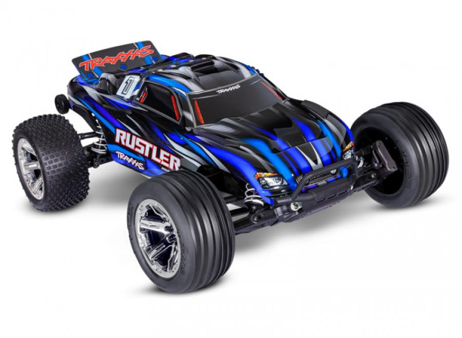 Rustler 2WD 1/10 RTR TQ BL-2s HD Blue *