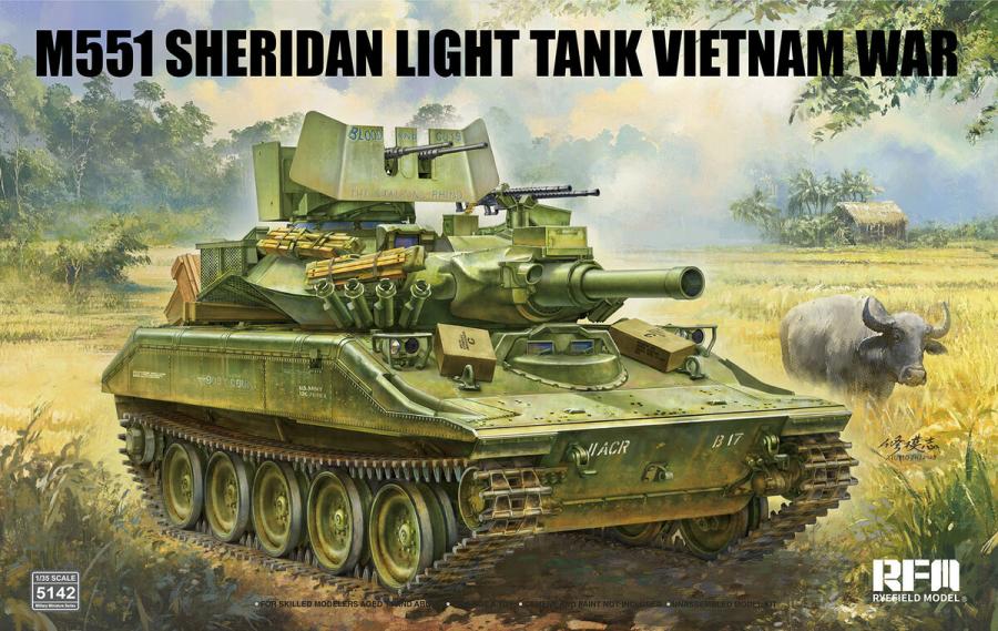 Ryefield 1/35 M551 Sheridan Light Tank, Vietnam War